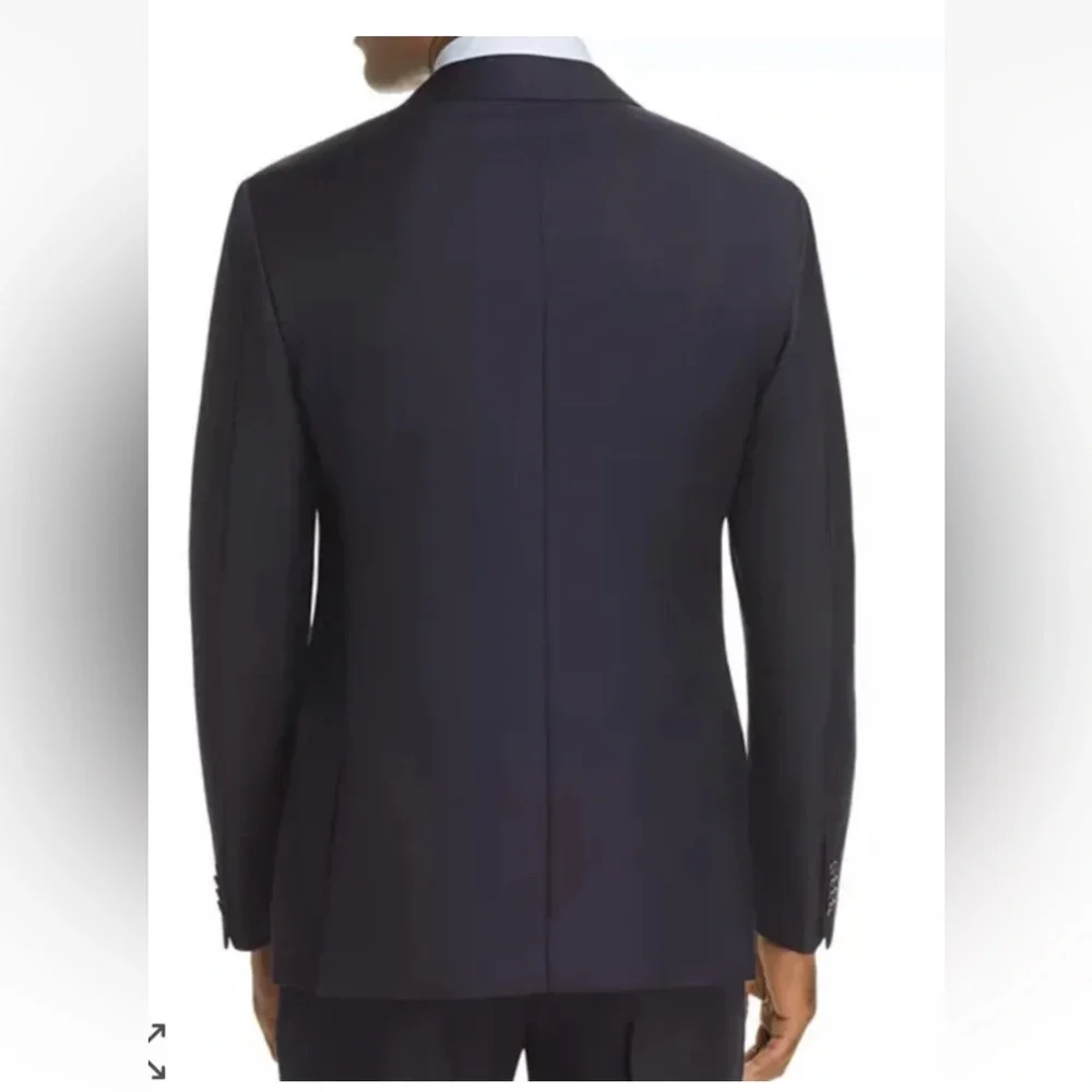 John Varvatos Slim Fit Wool Suit Jacket‎ in Dark Navy Size 46 R $448